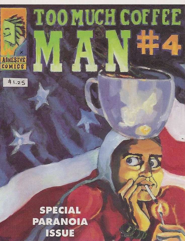 Too Much Coffee Man Mini-Comic #4  - 2nd printing