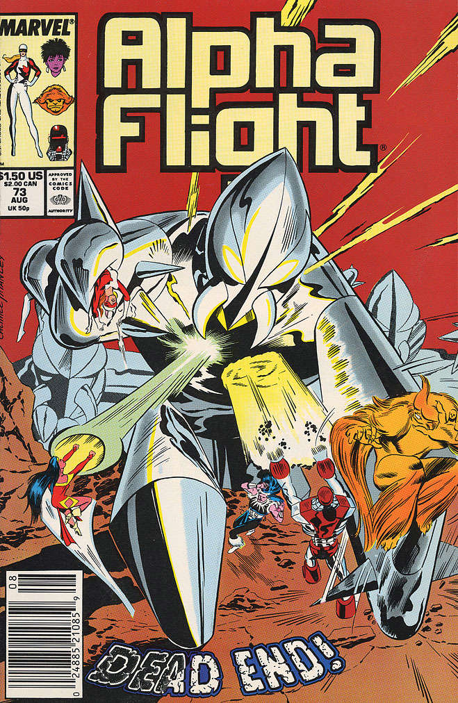 Alpha Flight (1st Series) #73 Newsstand Edition