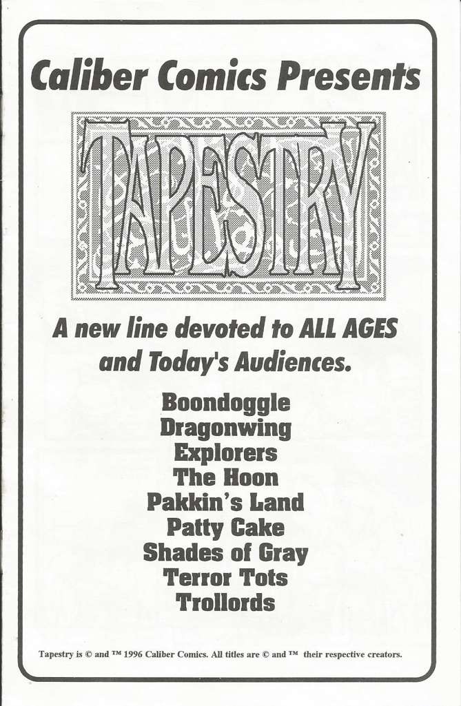 Caliber Comics Presents: Tapestry