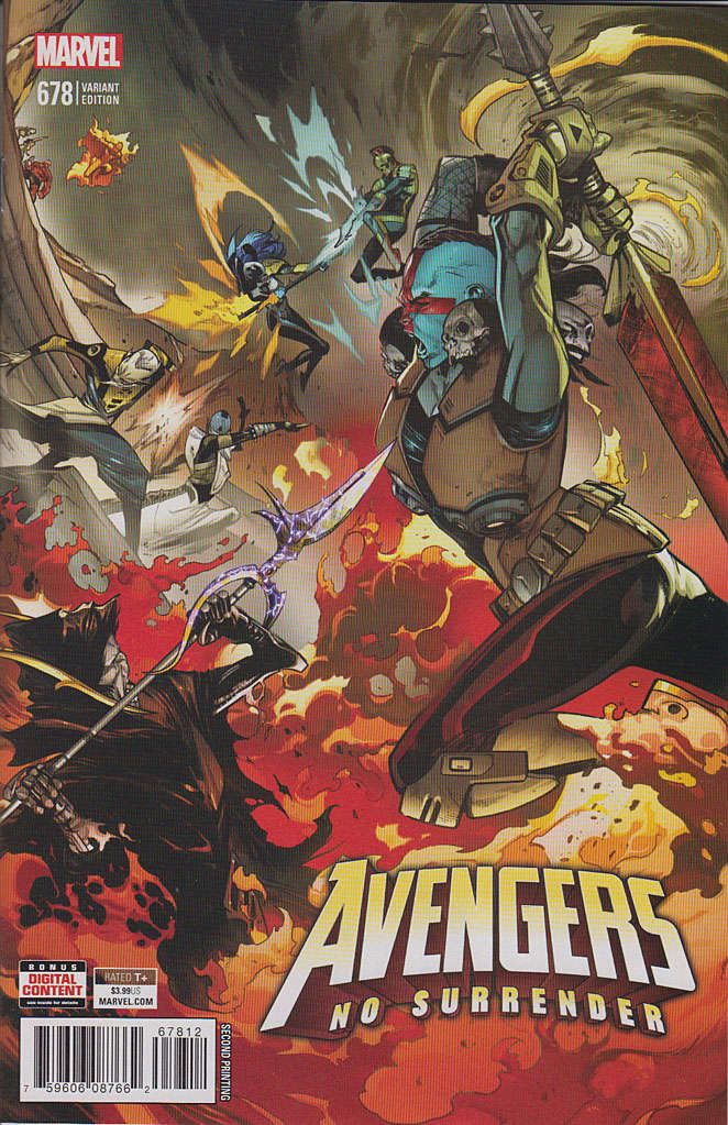 The Avengers #678  - 2nd printing