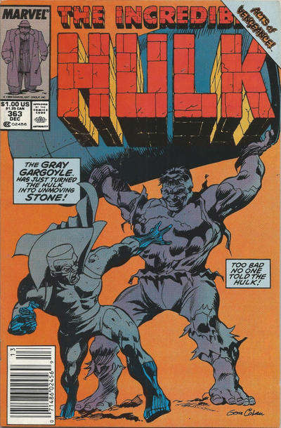 The Incredible Hulk #363 Newsstand Edition