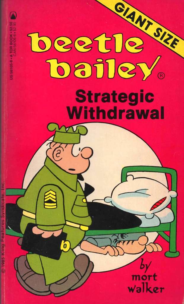 Beetle Bailey: Strategic Withdrawal