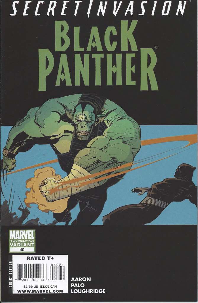 Black Panther (Vol. 3) #40  - 2nd printing