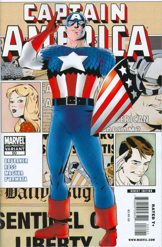 Captain America (5th Series) #50  - 2nd printing