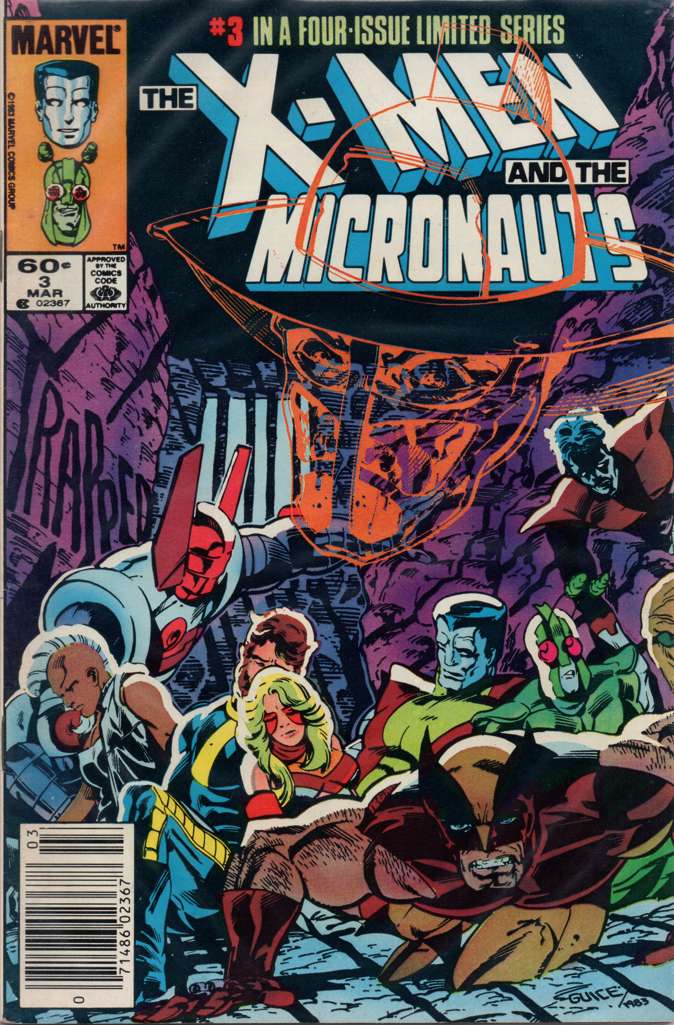 X-Men & The Micronauts #3 Newsstand Edition