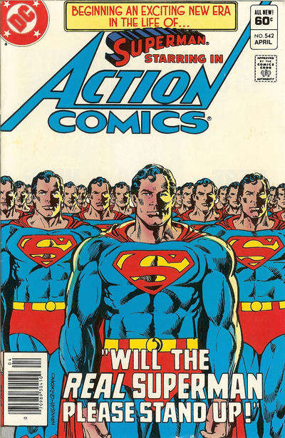 Action Comics #542 Newsstand Edition
