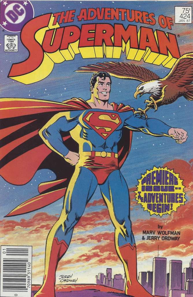Adventures of Superman #424 Newsstand Edition
