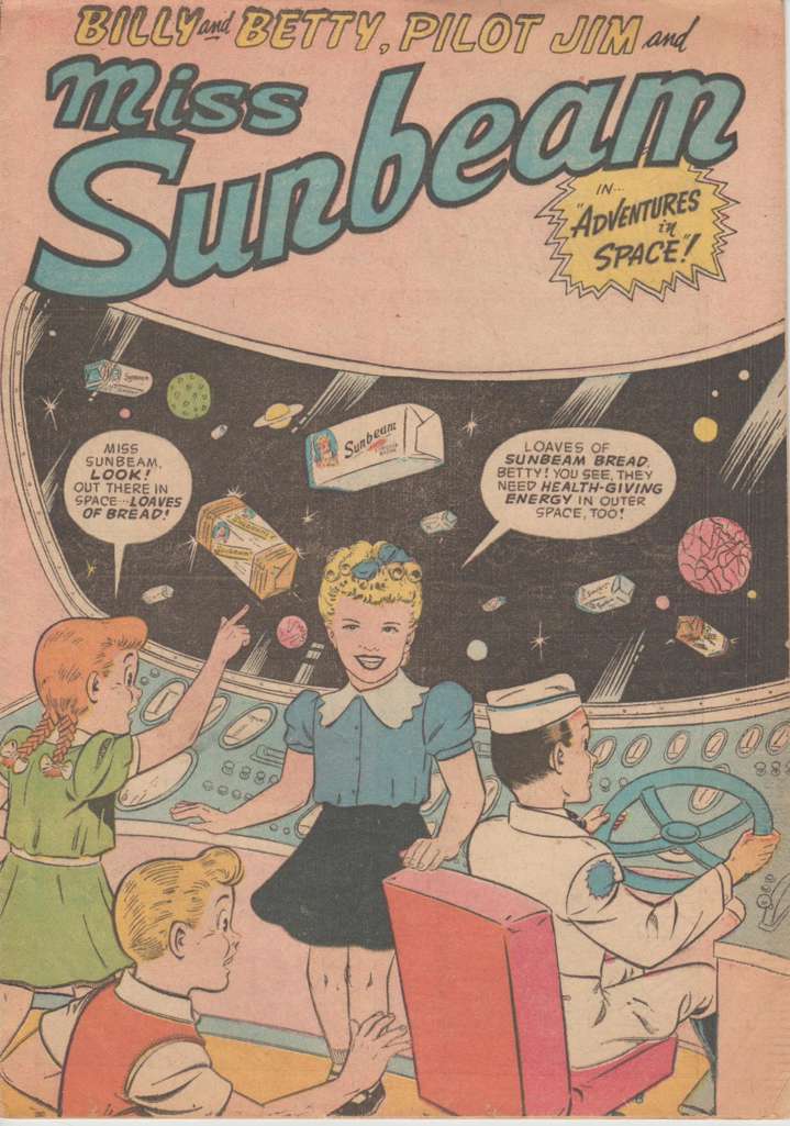 Billy And Betty, Pilot Jim And Miss Sunbeam In Adventures In Space