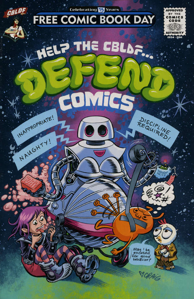 Help the CBLDF… Defend Comics Free Comic Book Day #2016