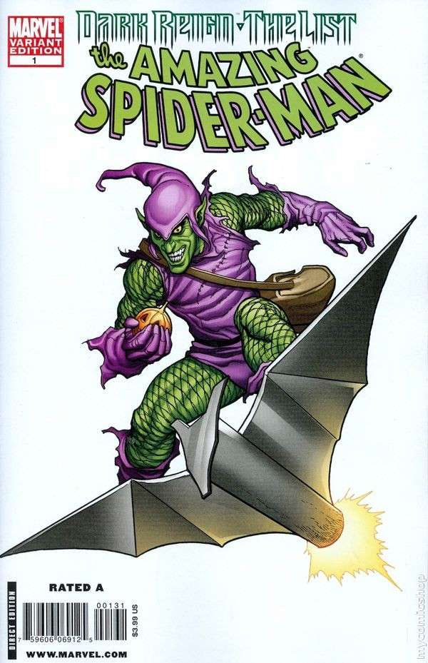 Dark Reign: The List—Amazing Spider-Man #1 Variation B