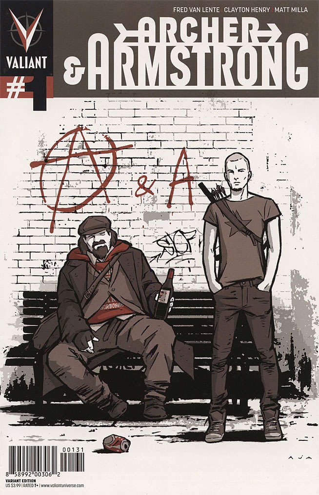 Archer and Armstrong (2nd Series) #1 Variation B