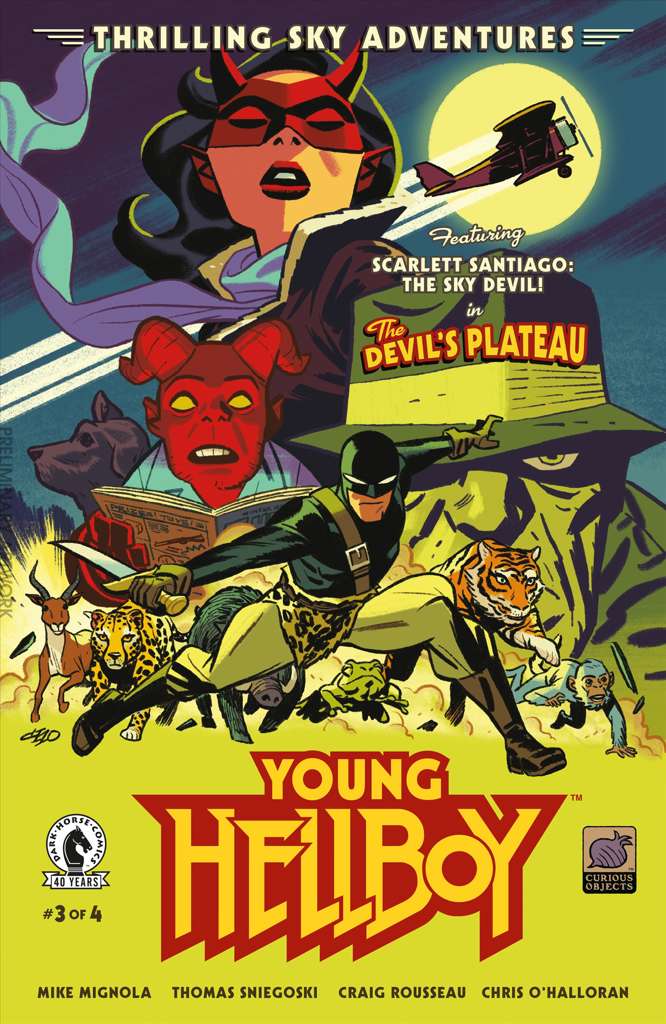 Young Hellboy: Thrilling Sky Adventures #3 Variation B