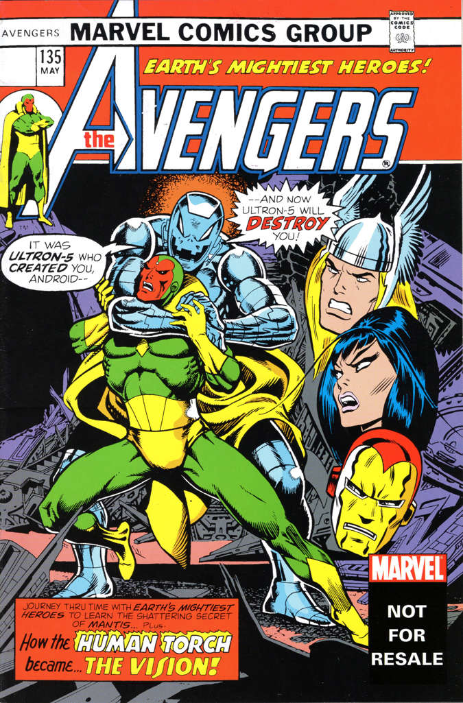 The Avengers #135  - 2nd printing