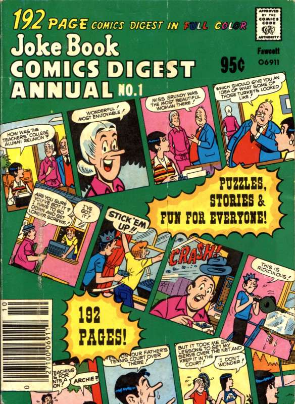 Jokebook Comics Digest Annual Magazine