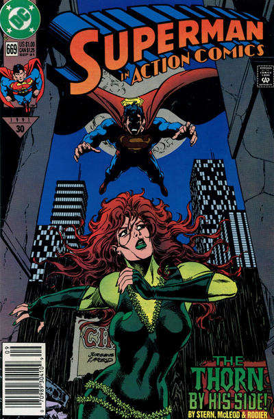 Action Comics #669 Newsstand Edition