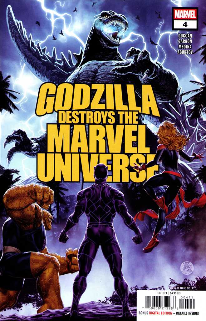 Godzilla Destroys the Marvel Universe #4