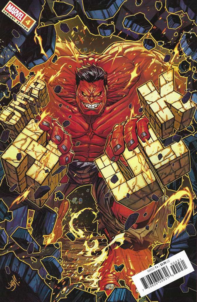 Red Hulk #4 Variation B