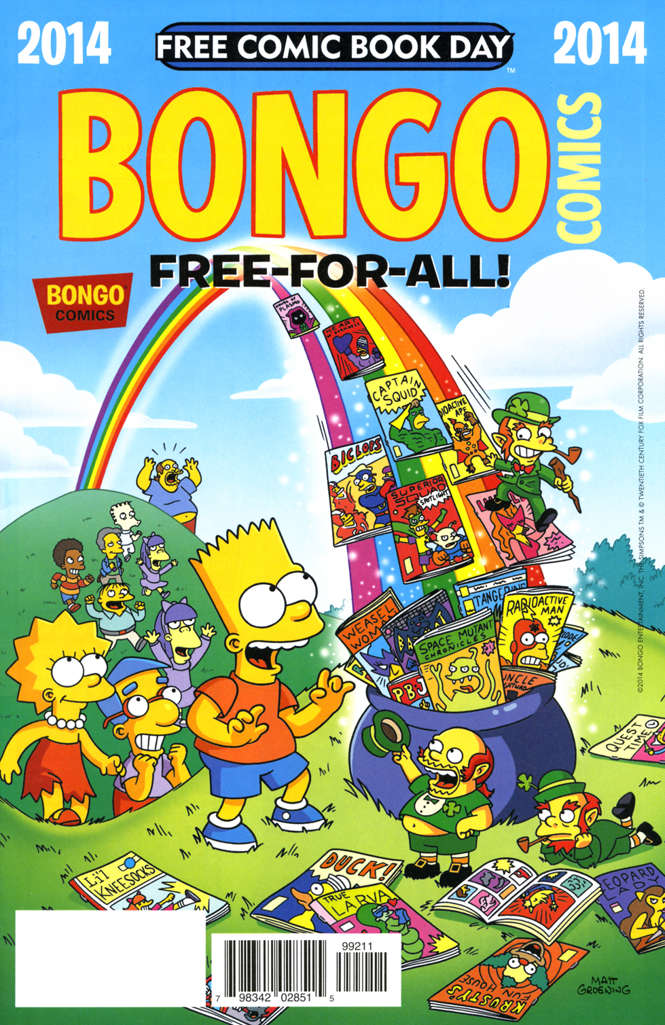 Bongo Comics Free-For-All! Free Comic Book Day #2014