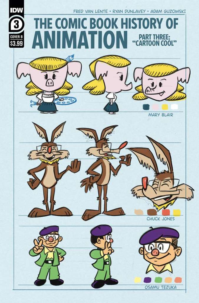 Comic Book History of Animation #3 Variation B