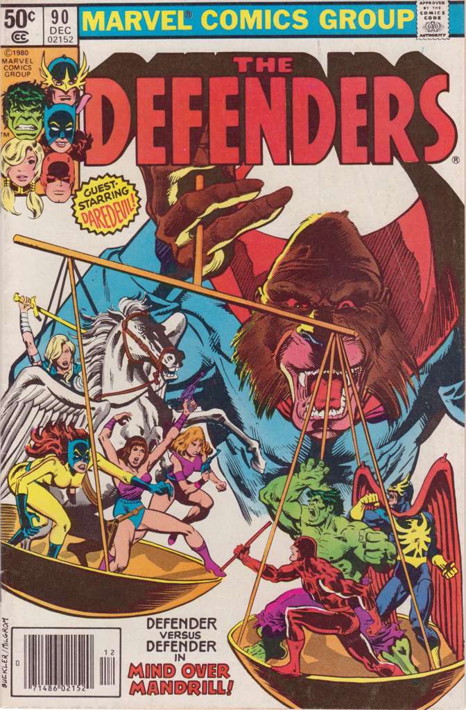The Defenders #90 Newsstand Edition