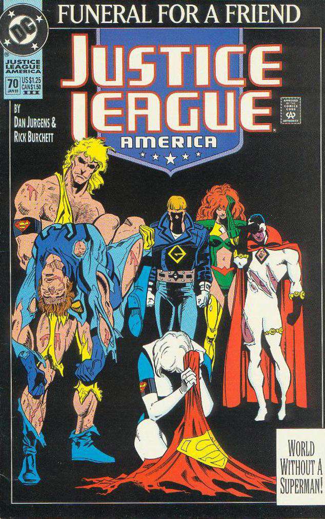 Justice League America #70  - 3rd printing