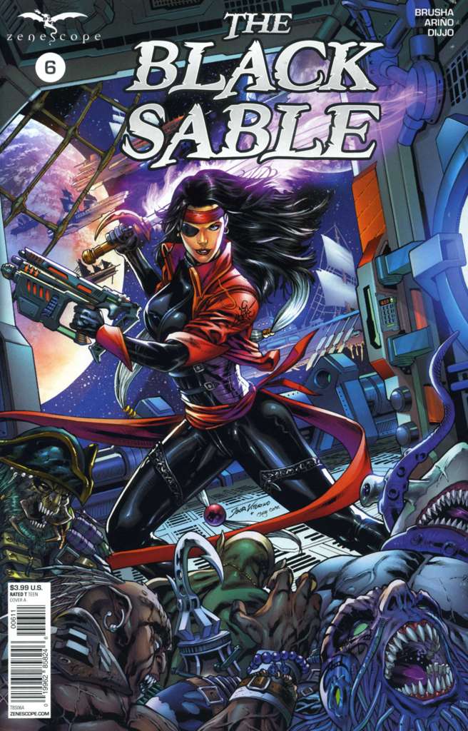 The Black Sable #6 Variation A