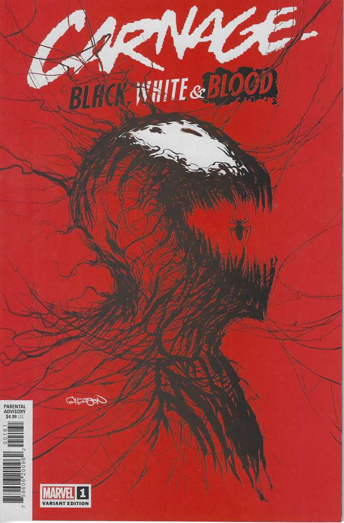 Carnage: Black, White & Blood #1 Variation E