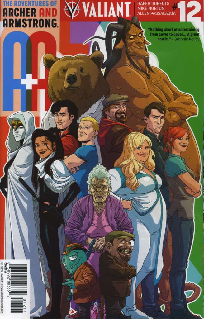 A&A: The Adventures of Archer & Armstrong #12 Variation A