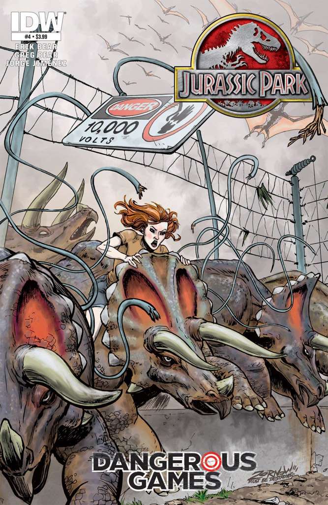 Jurassic Park: Dangerous Games #4 Variation A