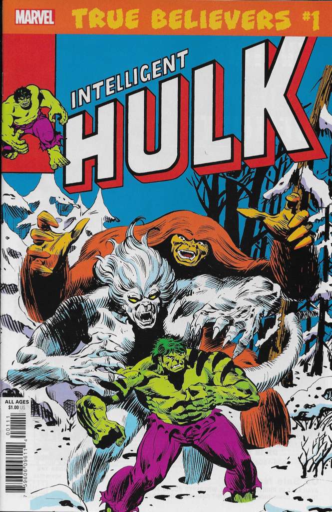 True Believers Hulk—Intelligent Hulk