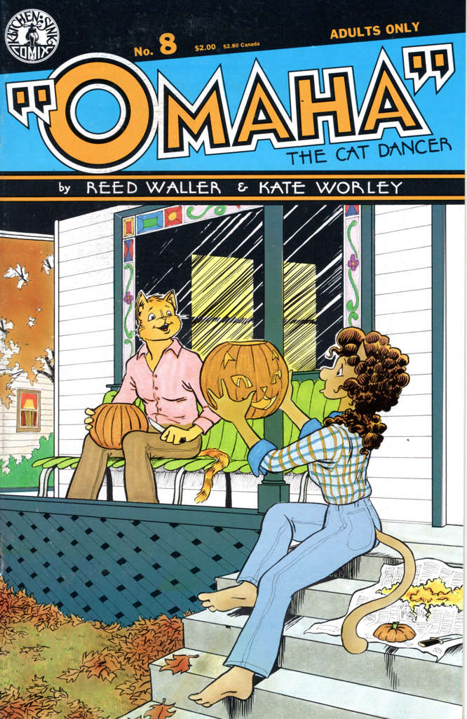 Omaha the Cat Dancer (Kitchen Sink) #8  - 3rd printing