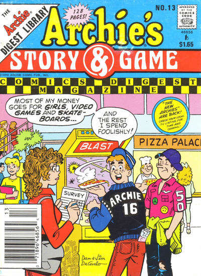Archie’s Story & Game Digest Magazine #13 Newsstand Edition