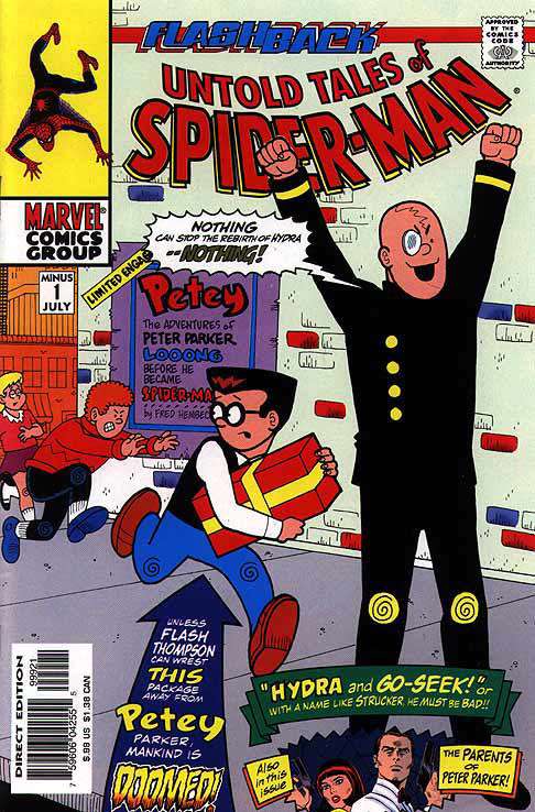 Untold Tales of Spider-Man #-1 Special Cover