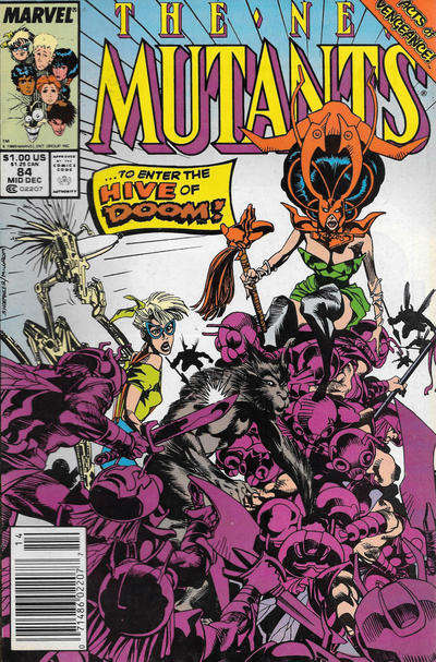 The New Mutants #84 Newsstand Edition