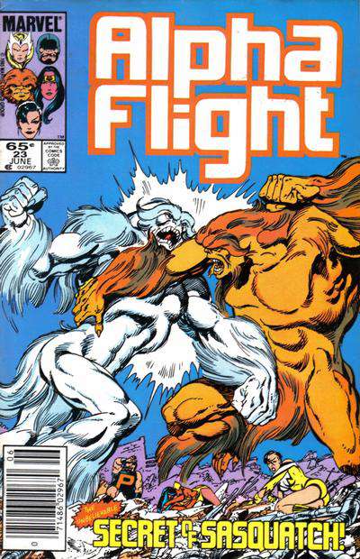 Alpha Flight (1st Series) #23 Newsstand Edition