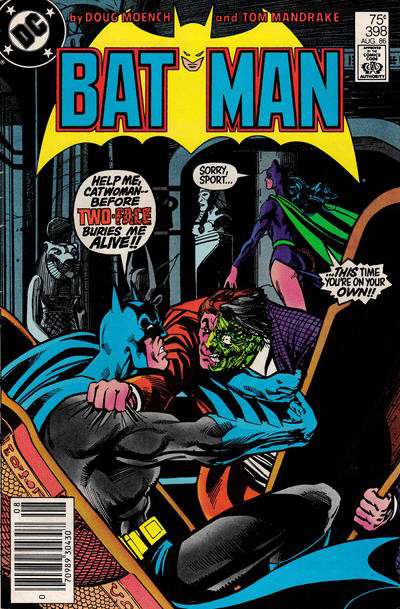 Batman #398 Newsstand Edition
