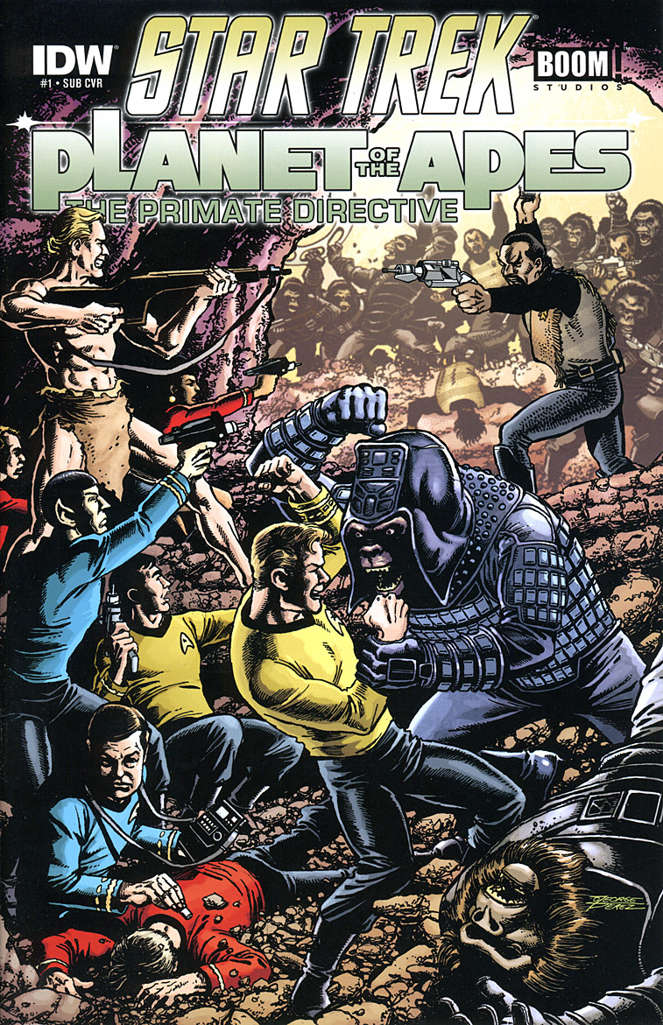 Star Trek/Planet Of The Apes: The Primate Directive #1 Variation C