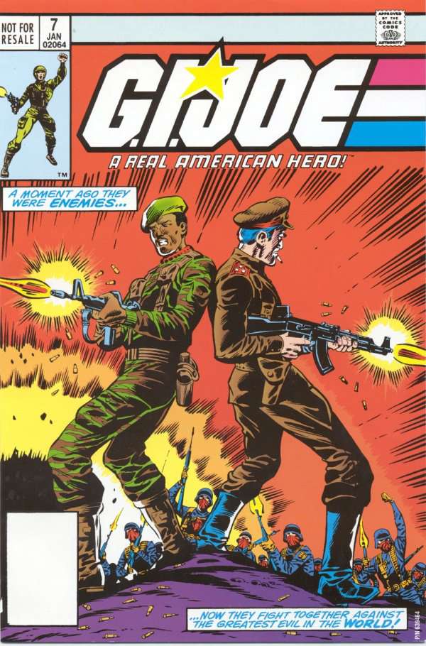 G.I. Joe, a Real American Hero #7  - 3rd printing