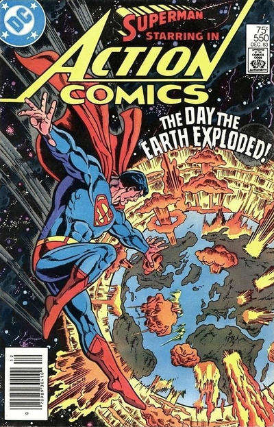Action Comics #550 Newsstand Edition