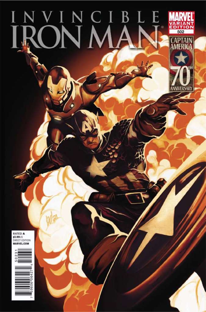 Invincible Iron Man #502 Variation B