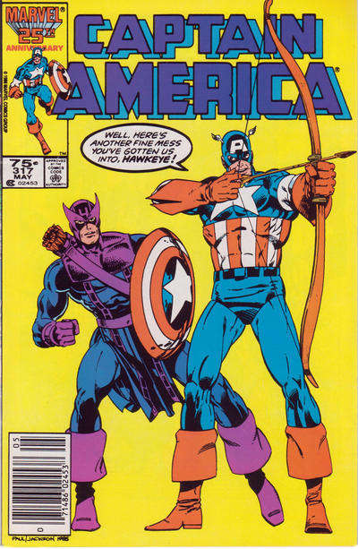 Captain America (1st Series) #317 Newsstand Edition