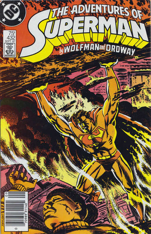 Adventures of Superman #432 Newsstand Edition
