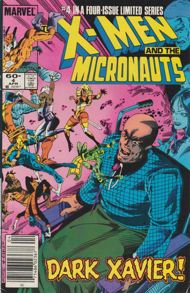 X-Men & The Micronauts #4 Newsstand Edition