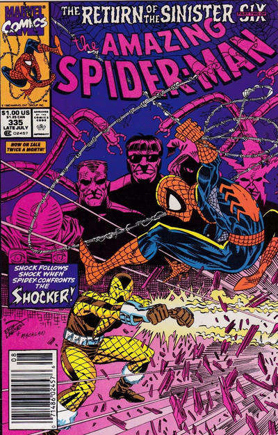 The Amazing Spider-Man #335 Newsstand Edition