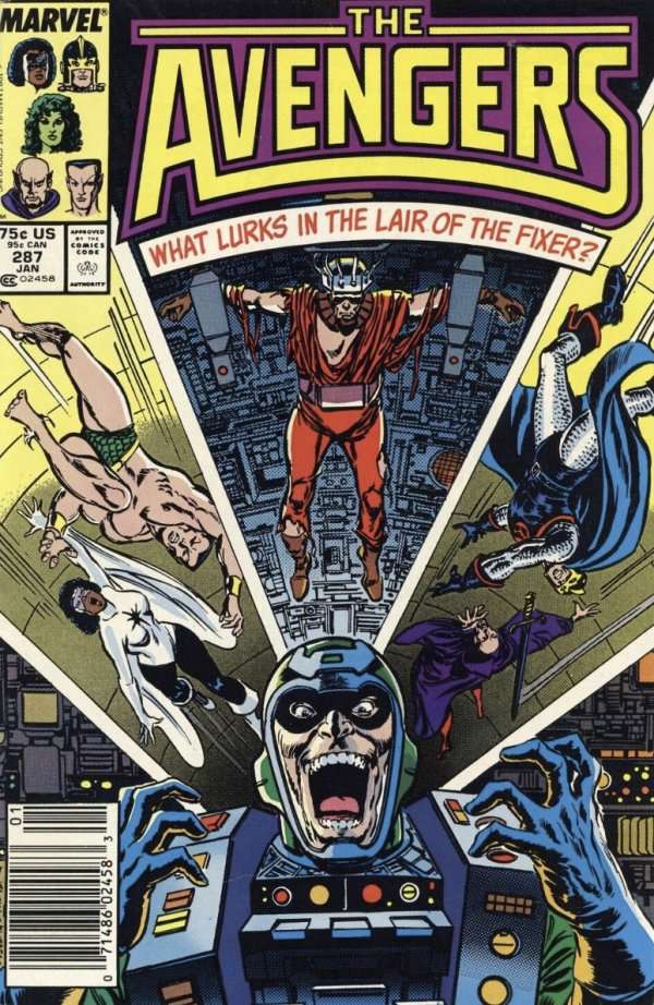 The Avengers #287 Mark Jewelers Insert Edition
