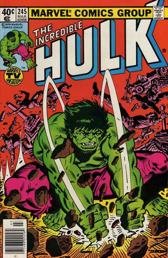 The Incredible Hulk #245 Newsstand Edition