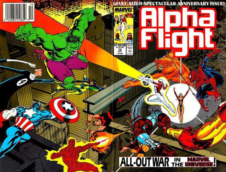 Alpha Flight (1st Series) #75 Newsstand Edition