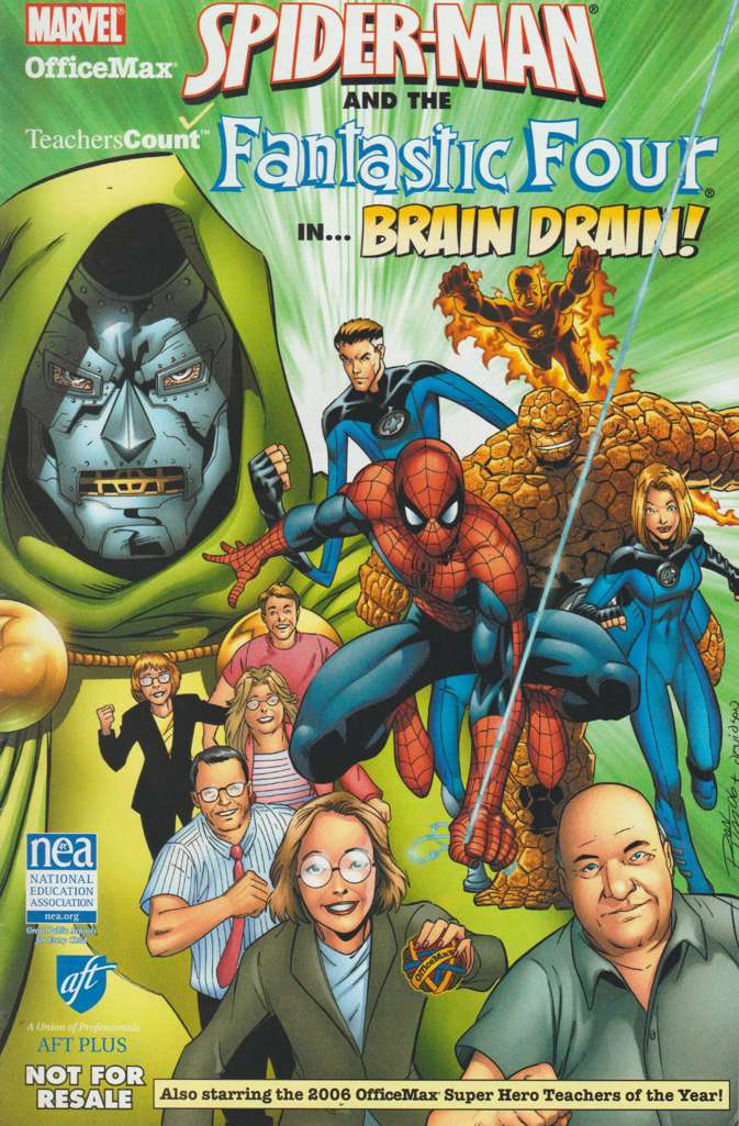 Spider-Man and the Fantastic Four in Brain Drain!