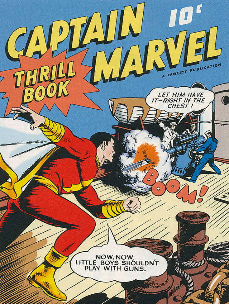 Captain Marvel Thrill Book