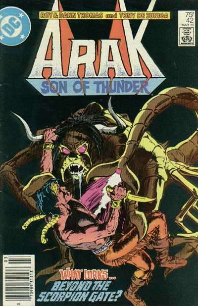 Arak Son of Thunder #42 Newsstand Edition